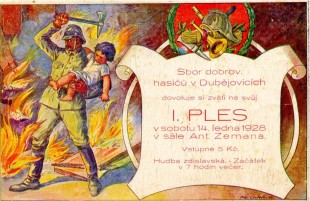 Hasičský ples 1928.01.14